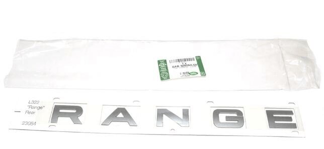 Буквы 5-ой двери "RANGE" NRR (DAB500250LQV||LAND ROVER)